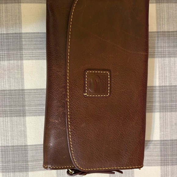 Dooney & Bourke Handbags - Dooney & Bourke Brown Leather Clutch